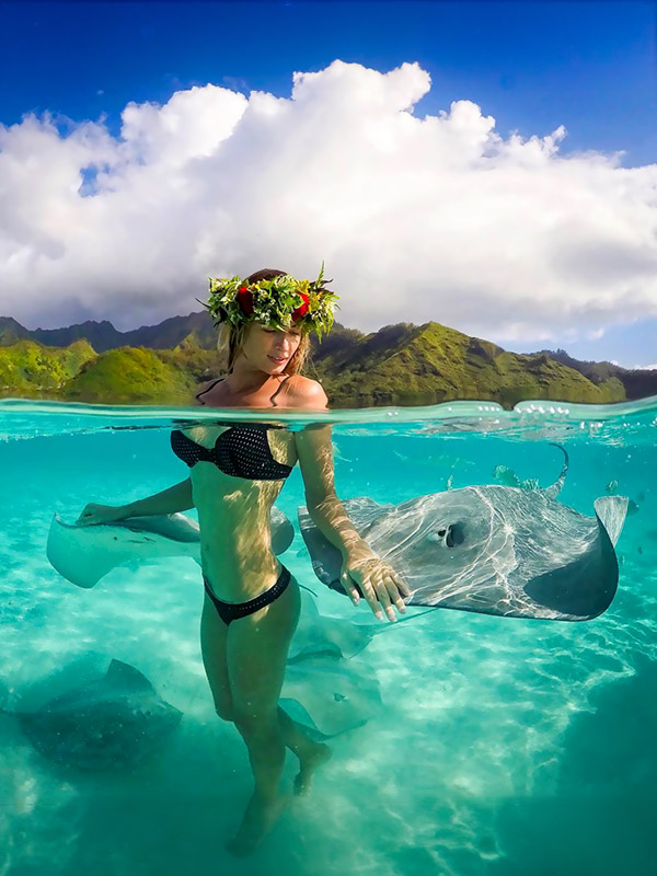 Moorea lagoon snorkeling